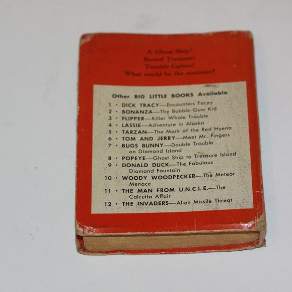 POPEYE Ghost Ship to Treasure Island Whitman Big Little Book 1967 King Features - Picture 3 of 6